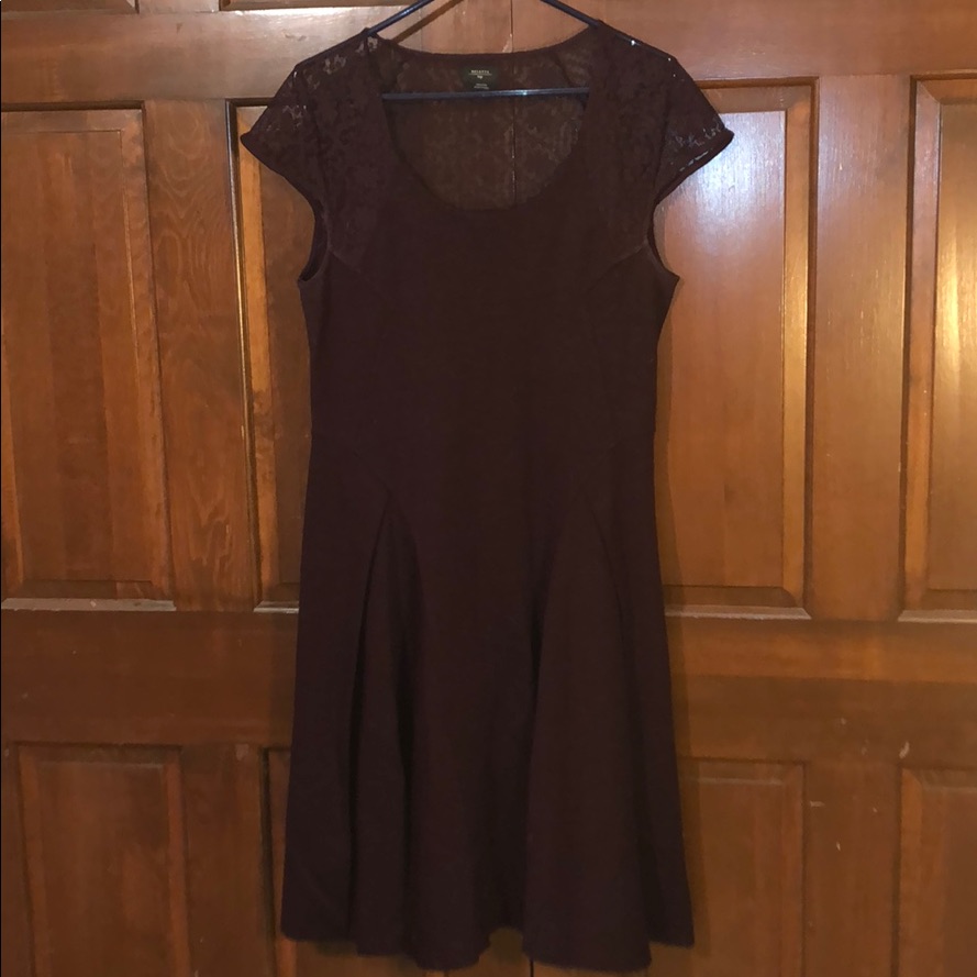 Anthropologie Deletta Lace Detail Dress